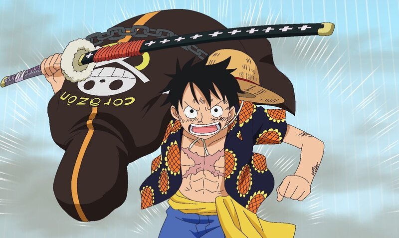 Trafalgar D. Law (l.); Ruffy (r.) – Bild: Eiichiro Oda/​Shueisha, Toei Animation