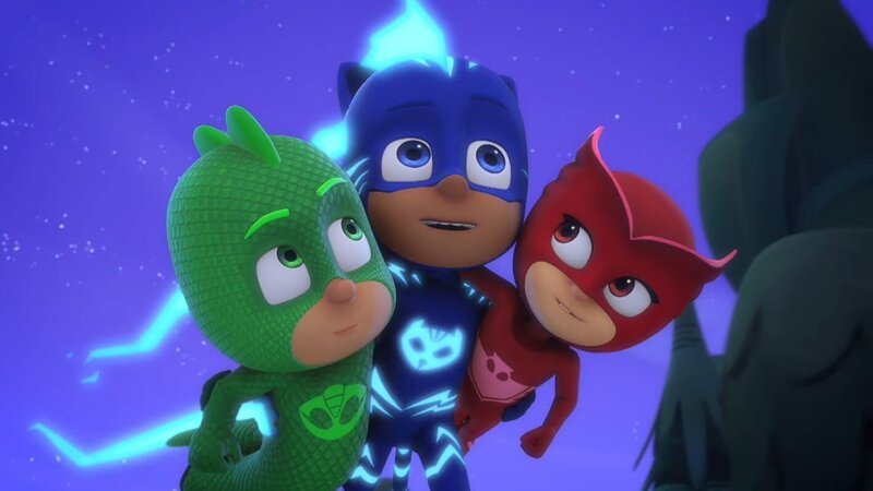 L-R: Gekko, Catboy, Owlette – Bild: Disney Channel