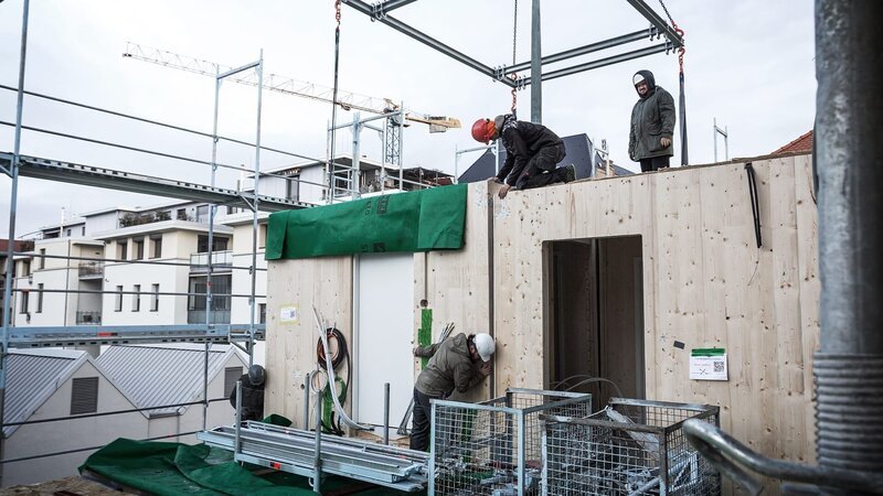 Baustelle während der Bauarbeiten – Bild: Warner Bros. Discovery