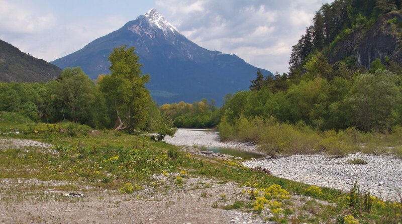 Rückbaugebiet Milser Au (Tirol). – Bild: 3sat