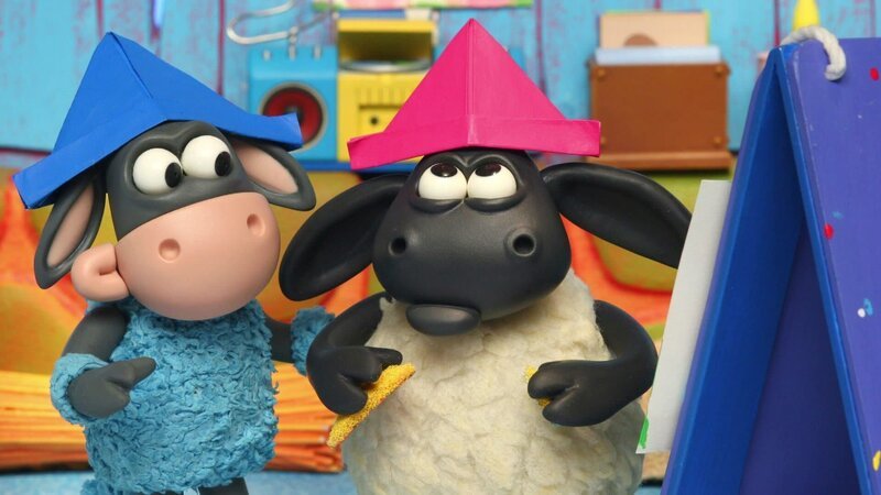 Timmy und Kit sind im Dreieck-Fieber. Alles muss dreieckig sein. – Bild: WDR/​Die Sendung mit dem Elefanten