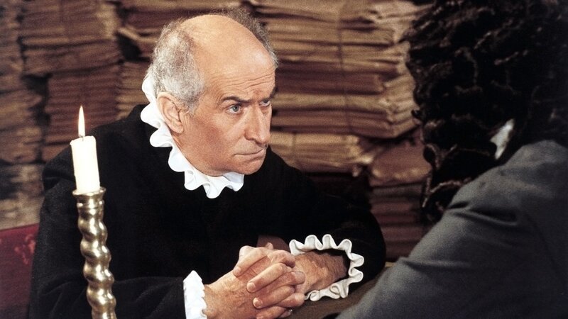 Harpagon (Louis de Funès) ist ein Geizhals, wie er im Buche steht.. – Bild: RTLZWEI