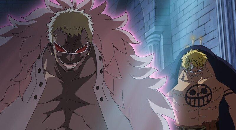 De Flamingo (l.); Bellamy (r.) – Bild: Eiichiro Oda/​Shueisha, Toei Animation