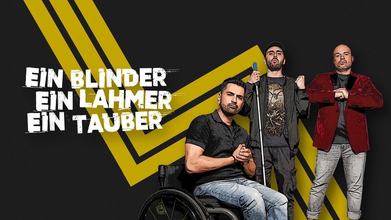 Von links: Die drei Comedians Tan Çağlar, Timur Turga und Okan Seese. – Bild: Enrico Meyer / Carl Schwarz / Mia Media Leipzig GmbH / MDR / BR Von links: Die drei Comedians Tan Çağlar, Timur Turga und Okan Seese. – Bild: Enrico Meyer / Carl Schwarz / Mia Media Leipzig GmbH / MDR / BR