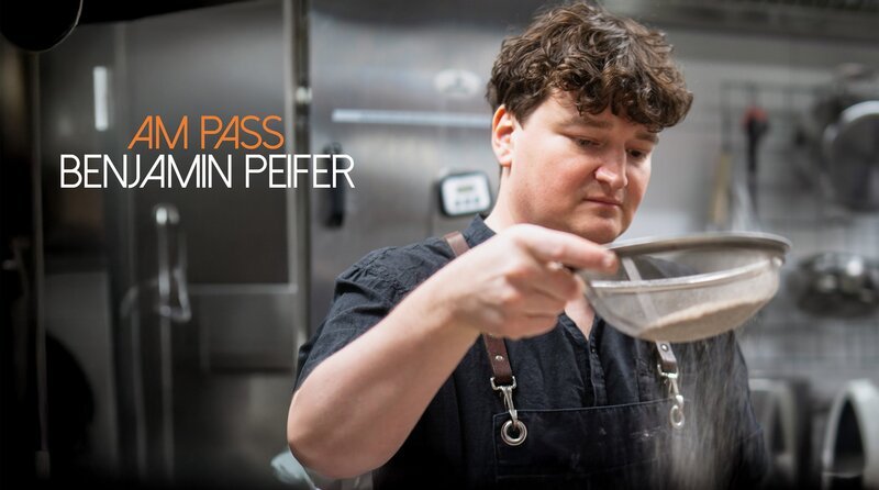 Benjamin Peifer, Küchenchef im Restaurant Intense, in Wachenheim an der Weinstraße. – Bild: SR/​SWR/​Christoph Heymann von hey /​ SR-Kommunikation