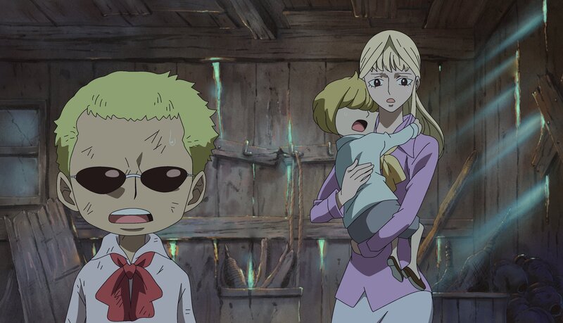 De Flamingo (l.) – Bild: Eiichiro Oda/​Shueisha, Toei Animation