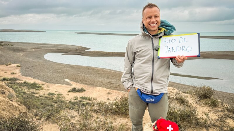Jan Fitze will von Patagonien nach Rio de Janeiro reisen. – Bild: SRF