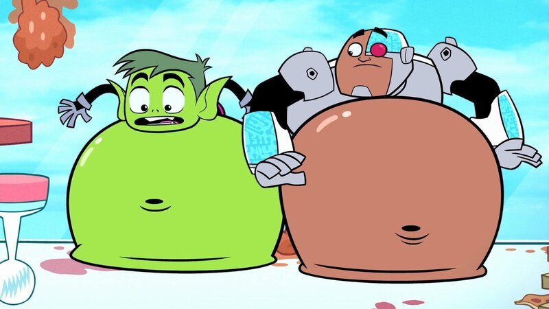 v.li.: Beast Boy, Cyborg – Bild: Warner Bros. Entertainment Inc.