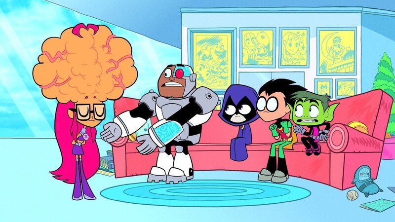 v.li.: Starfire, Cyborg, Raven, Robin, Beast Boy – Bild: Warner Bros. Entertainment Inc.