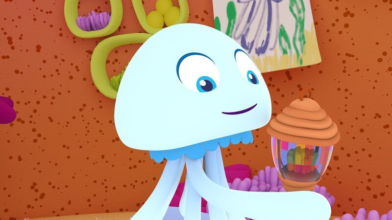 Jellie mit ihrer kostbaren Laterne. – Bild: KiKA/​Bigchild Entertainment