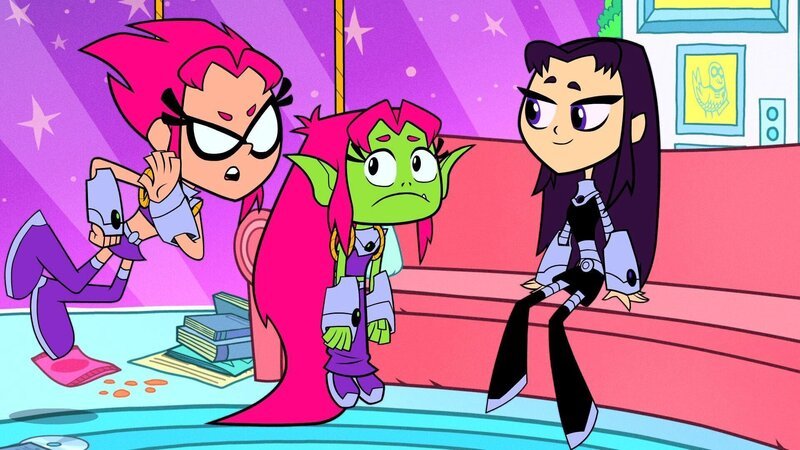v.li.: Robin, Beast Boy, Blackfire – Bild: Warner Bros. Entertainment Inc.