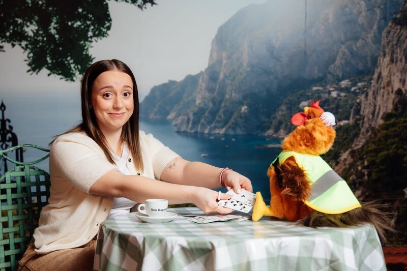 Zu Gast bei „Neo Ragazzi“: Comedienne Maria Ziffy. – Bild: ZDF