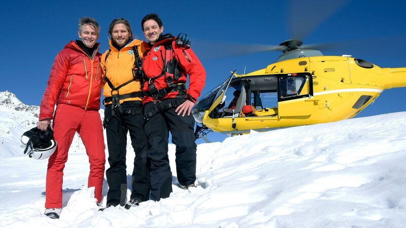 (v.li.): Robert Lohr (Michael Dörfler), Sebastian Ströbel (Markus Kofler), Markus Brandl (Tobias Herbrechter). – Bild: ORF/​ZDF/​Thomas R. Schumann