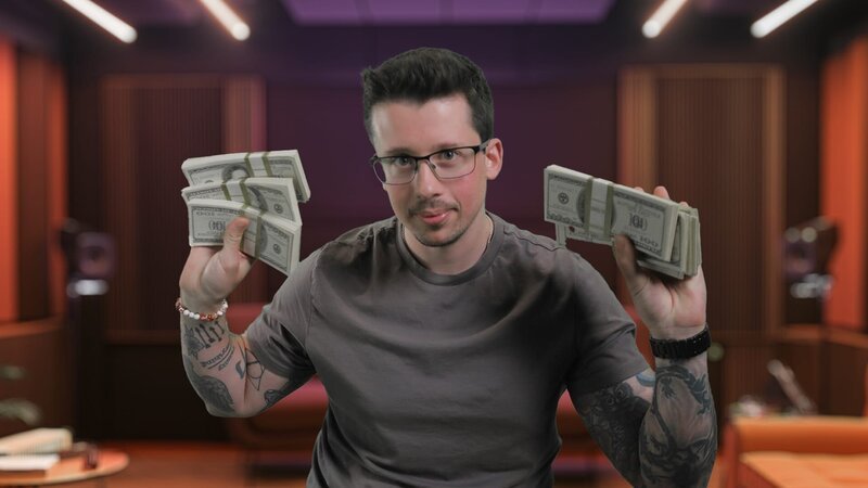 Ian Bick holding cash – Bild: Warner Bros. Discovery