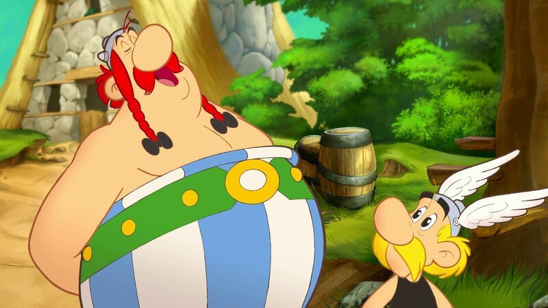 Haben gleich zwei knifflige Aufgaben zu lösen: Obelix und Asterix – Bild: SRF/​RTL/​M6 Studio
