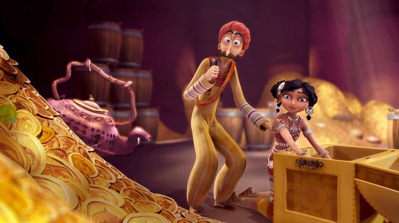 Die verbeulte Kanne wird sich als sehr wichtig herausstellen. – Bild: rbb/​Hahn Film AG/​Chocolate Liberation Front Pty Ltd/​Toonz Entertainment Pte Ltd