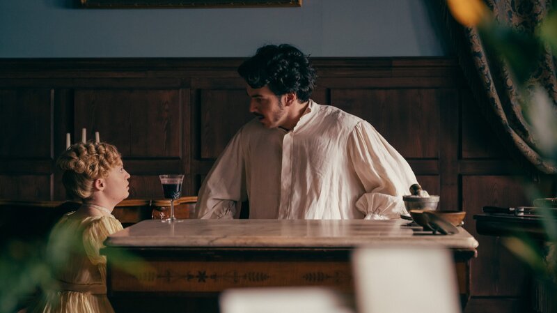 Fanny Altenburger als Leopoldina Habsburg und Haris Ademovic als Pedro I. – Bild: ORF/​Satel Film/​Zoe Opratko