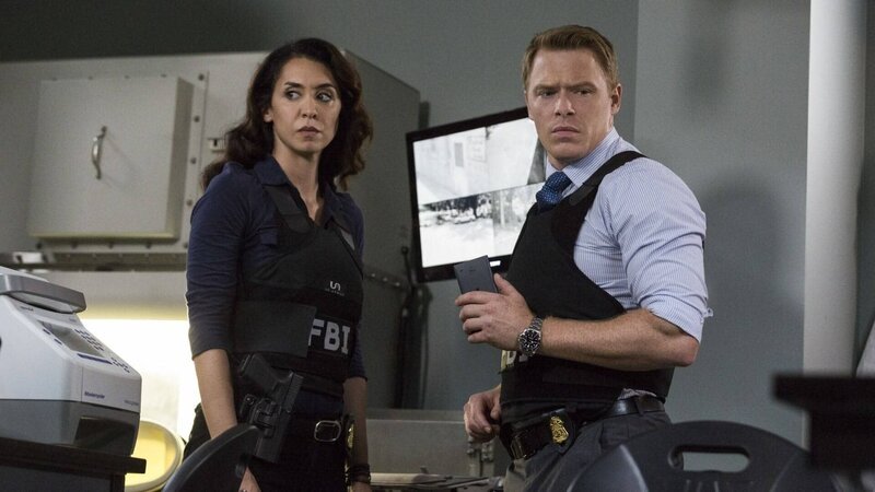Samar Navabi (Mozhan Marno) und Donald Ressler (Diego Klattenhoff). – Bild: Sky Investigation (ITAL)