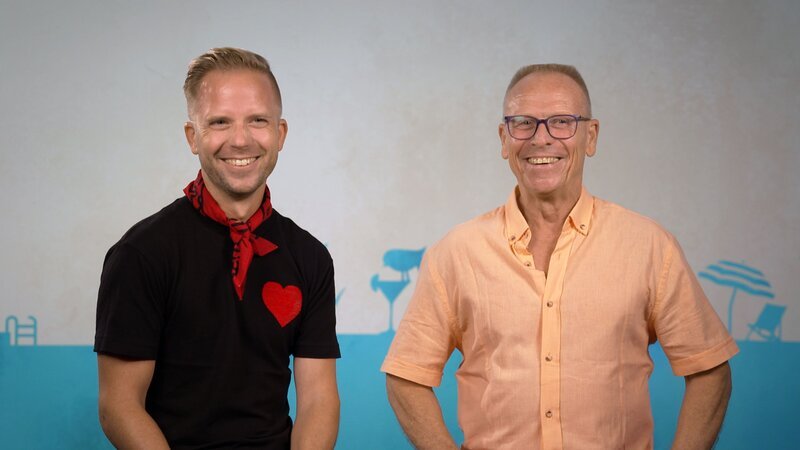 Andreas (r.) und Sohn Patrick (l.). – Bild: RTL