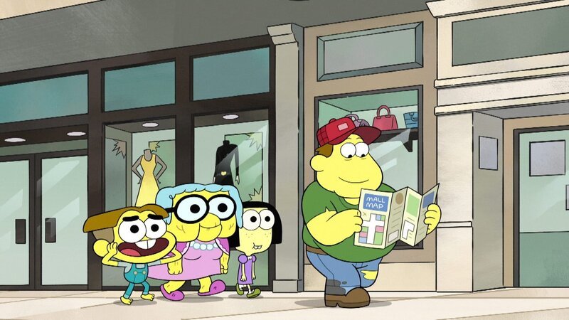 L-R: Cricket Green (voiced by Chris Houghton), Gramma Alice Green (voiced by Artemis Pebdani), Tilly Green (voiced by Marieve Herington), Bill Green (voiced by Bob Joles) – Bild: Courtesy of Disney+