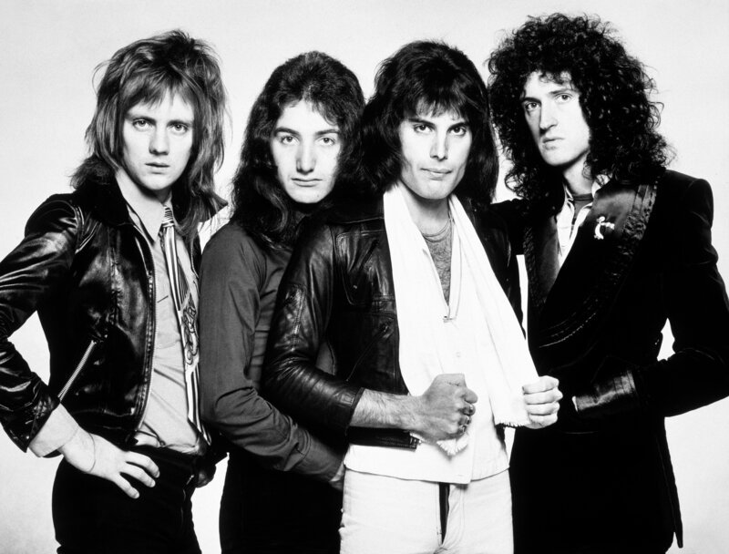 L-R: Roger Talor, John Deacon, Freddie Mercury, Brian May – Bild: ORF/​White Light