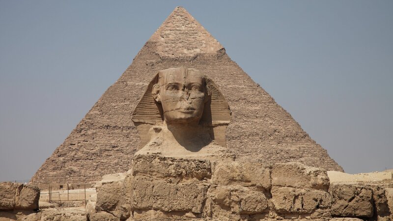 Große Sphinx von Gizeh. – Bild: ZDF