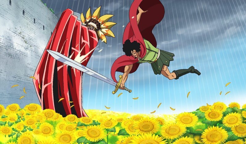 Diamante (l.); Kyros – Bild: Eiichiro Oda/​Shueisha, Toei Animation