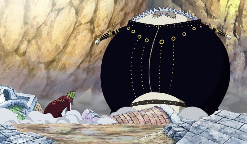 Bartolomeo (l.); Gladius (r.) – Bild: Eiichiro Oda/​Shueisha, Toei Animation