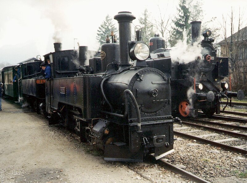U1 und Mollu auf der Ybbstalbahn. – Bild: SWR