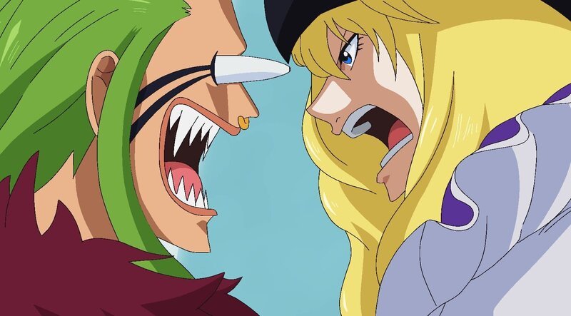 Bartolomeo (l.); Cavendish (r.) – Bild: Eiichiro Oda/​Shueisha, Toei Animation