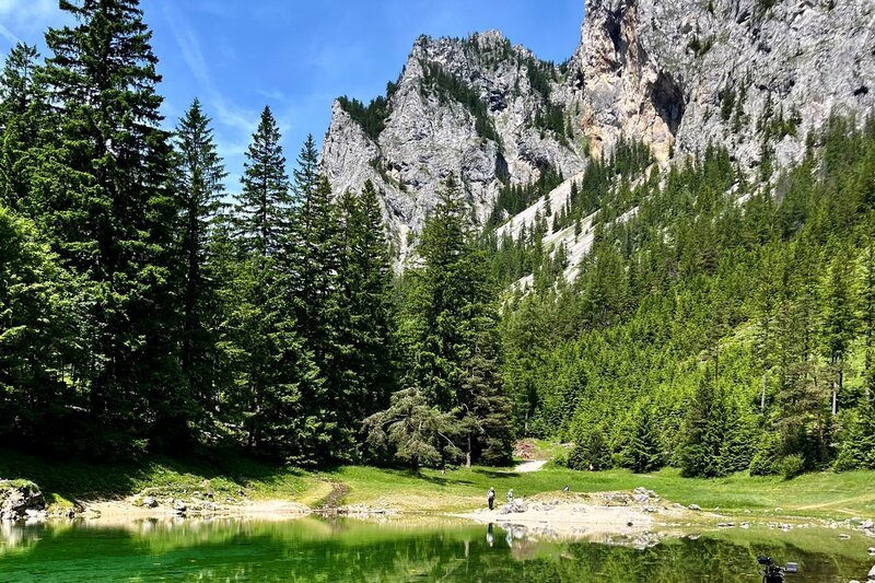 Dreharbeiten am grünen See in Tragöß, (1.Platz, Sieger 2014) – Bild: ORF/​ORF-Stkm/​Nik Hecjel