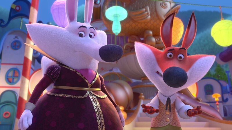 Familie Fuchs hat das Frühlingsfest organisiert. Aber die Hexe ist nicht eingeladen und rächt sich. – Bild: Method Animation – Palomar – ZDF – ZDF Entrep/​Method Animation – Palo