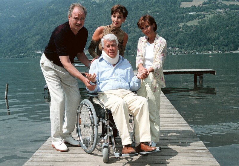 Friedrich von Thun, Michele Marian, Peter Weck, Susanne Uhlen – Bild: ORF/Alexander Tuma Friedrich von Thun, Michele Marian, Peter Weck, Susanne Uhlen – Bild: ORF/Alexander Tuma
