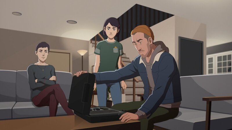 (v.l.n.r.) Ellen Kim; Maddie Kim; Cody Lowell – Bild: 2022 AMC Film Holdings LLC. All Rights Reserved. Lizenzbild frei