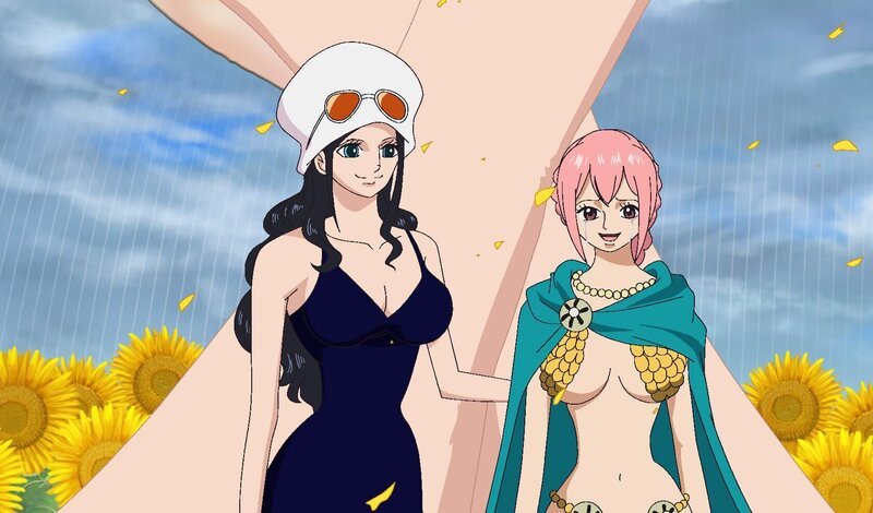 Nico Robin (l.); Rebecca (r.) – Bild: Eiichiro Oda/​Shueisha, Toei Animation