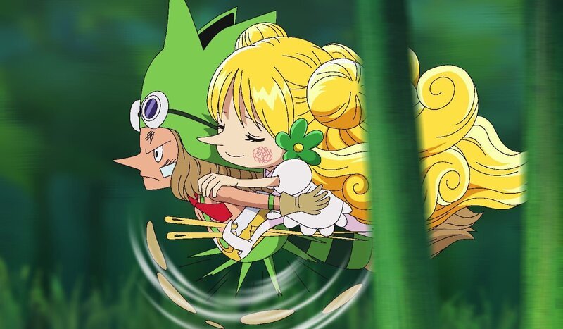 Leo (l.); Mansherry (r.) – Bild: Eiichiro Oda/​Shueisha, Toei Animation