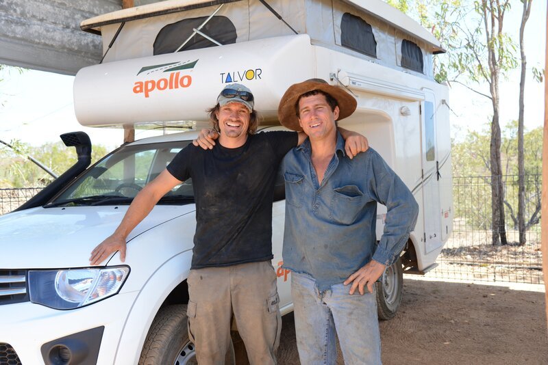 L-R: Andreas Macherey und Matthew „Mat“ Vaughan – Bild: DMAX