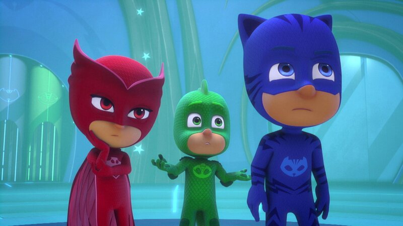 L-R:Amaya, Gekko, Catboy – Bild: Disney Channel
