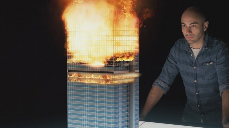Der Windsor Tower in Madrid ging in Flammen auf, auch ohne dass ein Flugzeug hineinflog. Was genau geschah? – Bild: Blue Ant International Limited