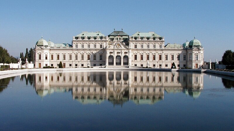 Die weltweit größte Gustav Klimt-Gemäldesammlung ist im Oberen Belvedere beheimatet, neben barocken Plastiken und spätgotischer Tafelmalerei aus Österreich. – Bild: 3sat
