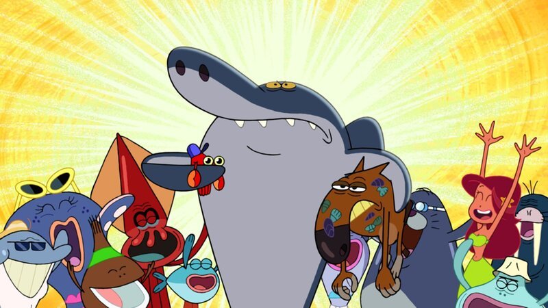 Sharko entpuppt den vermeintlichen Held Zig als Bösewicht. – Bild: Xilam Animation