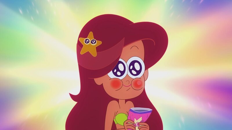Marina bekommt Süßigkeiten in die Hände und kann nur noch an eins denken: noch mehr Süßes zu essen!  +++ – Bild: Zahnweh /​ © Xilam Animation
