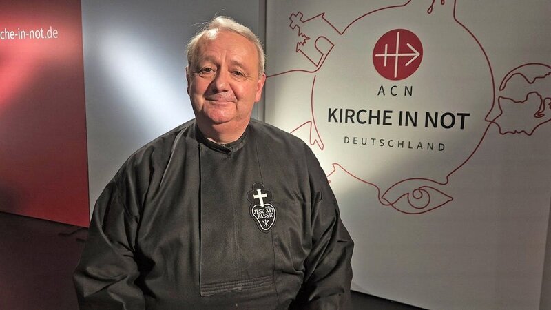 Pater Anton Laesser – Bild: KIRCHE IN NOT/​Ostpriesterhilfe Deutschland e. V.