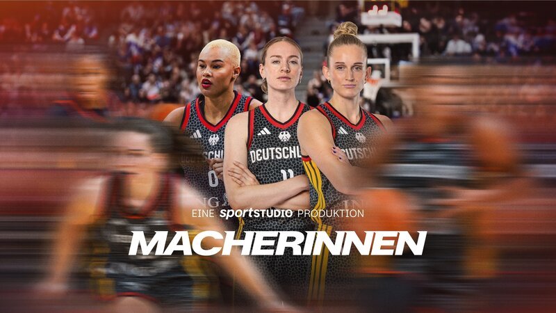 Macherinnen von links: die DBB-Stars Satou Sabally, Marie Gülich und Leonie Fiebich – Bild: Bryan Flannery, DBB, Montage: Mo /​ ZDF und Bryan Flannery, DBB, Mont