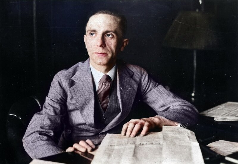 Joseph Goebbels – Hitlers Propagandaminister (kolorierte Aufnahme) – Bild: Alamy /​ Granger /​ ZDF und Alamy /​ Granger