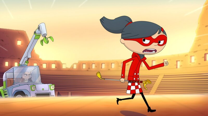 Der Große Gefährliche Gangster hat es nicht gern, wenn man seine Pläne durchkreuzt. – Bild: WDR/​Cyber Group Studios/​KD Productions Toons&Games – Televisió De Catalunya