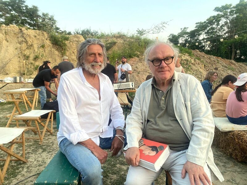 Norbert Blecha, Michael Köhlmeier. – Bild: ORF/​Terra Film