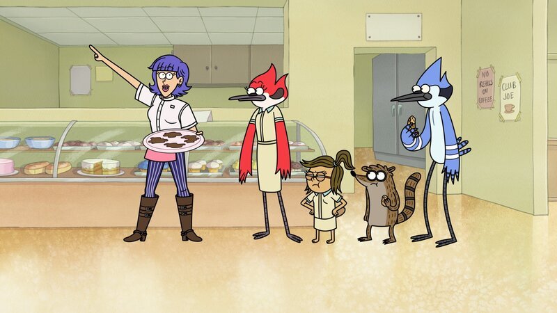 v.li.: Valencia, Margaret, Eileen, Rigby, Mordecai – Bild: HBO Max