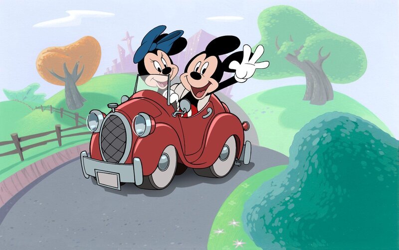 Neue Serie Staffel I: Disneys Neue Micky Maus Geschichten „Die Eisenbahnschienen /​ Wie man ein Ober wird /​ Die Wilhelm-Tell-Overtüre /​ Achterbahnmaler“. Seine Geburtstunde erlebte die Trickfilmfigur im Jahr 1928 als Kapitän eines Dampfers. Dass sie in ‚Disneys neuen Micky Maus Geschichten‘ wie in einen Jungbrunnen gefallen zu sein scheint, hat allerdings einen einfachen Grund. Ziel der Macher war es, im Look der Serie eine Brücke zu den Ursprüngen zu schlagen – mit beachtlichem Erfolg. – Bild: Disney Channel
