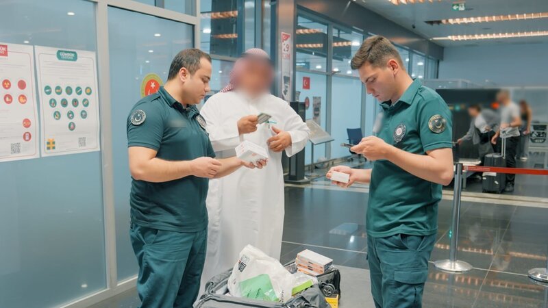 Jeans are seized. Cargo is inspected at Ambarlı Port. Smuggled cigarettes are found on an Iraqi passenger. – Bild: Warner Bros. Discovery